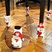 LimBridge 16pcs Christmas Chair Socks, Elastic Chair Leg Feet Floor Protectors Covers Set, Fit Girth from 4