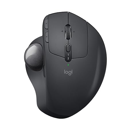 Logitech MX Ergo Fortschrittlicher kabelloser Trackball/Maus (geeignet für PC, Mac und Windows)