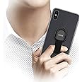 LAVAVIK Magnetic Phone Ring – Removable Ergonomic Finger Loop Kickstand & Grip, Compatible with Magnetic Car Mounts & Wireless Charging