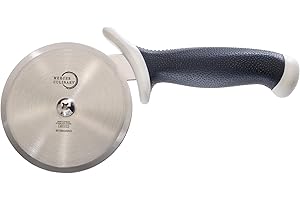Mercer Culinary Millennia 4-Inch Pizza Cutter with White Handle