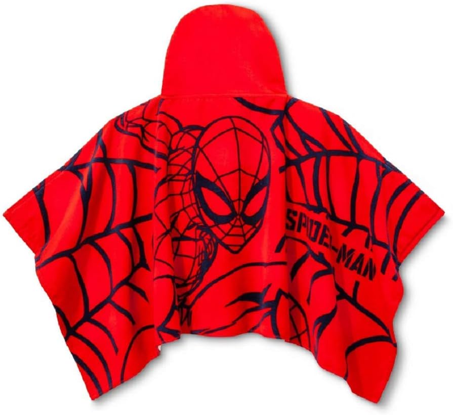 spider man hooded towel