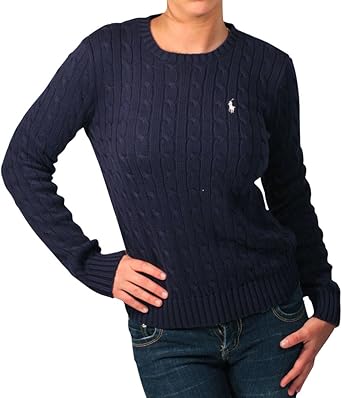 ralph lauren navy jumper womens