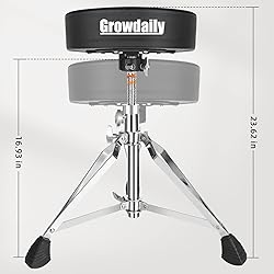 GrowDaily Drum Throne Seat,Adjustable Stool Drum