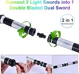 OSDUE Light Up Saber with Sound 2 Pack 7 Color LED Lightsaber Toy view 5
