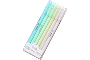 6-Pack Morandi Color Gel Ink Pens - 0.5mm Extra Fine Point Candy Color Pens with Black Ink for Journaling, Writing, Note Taki