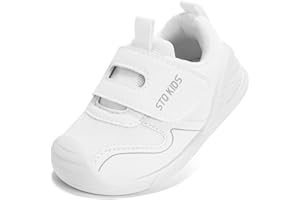 STQ KIDS Baby Barefoot First Walking Shoes with Wide Toe Box Orthopedic Toddler Shoes for 6 12 18 24 Months