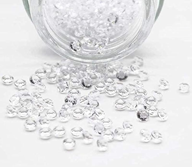 Bonnin 5000 Clear Wedding Scatter Confetti Crystals Acrylic Diamonds