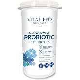 Vital Pro Naturals - Ultra Daily Probiotic Plus Prebiotics 30 Capsules