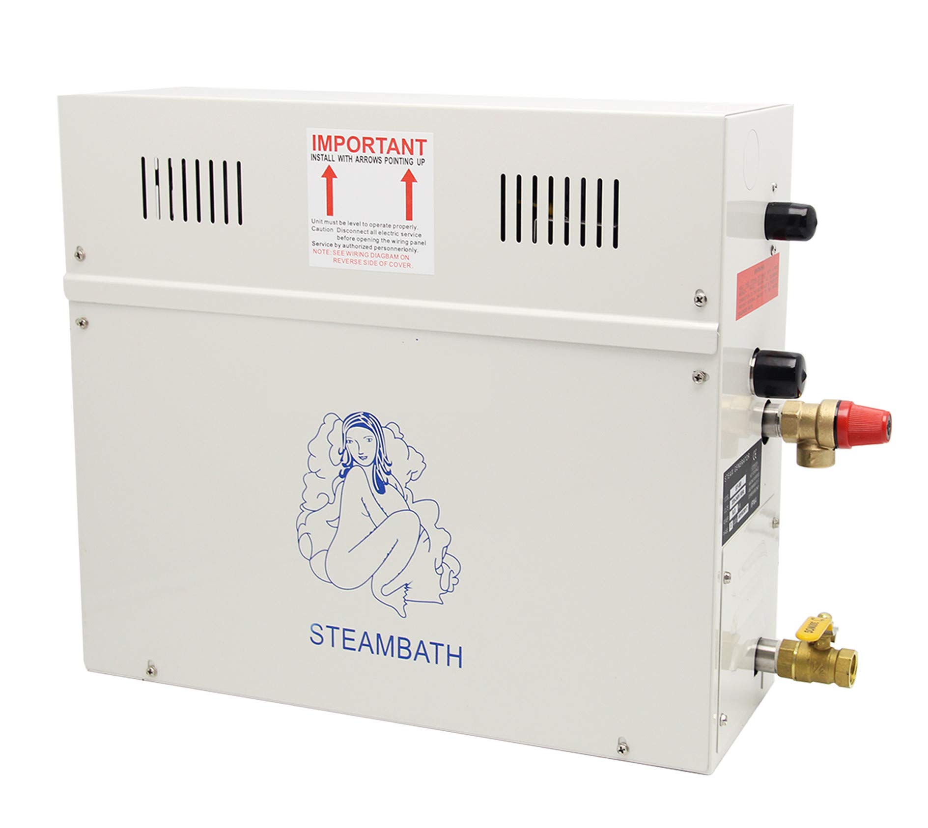 CGOLDENWALL 6KW Steam Generator Shower Sauna Bath Home Spa Steam Bath