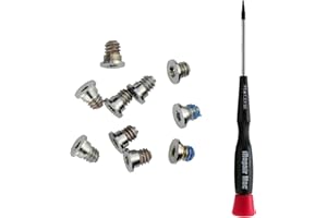 Bottom Case Screw Set and Pentalobe Screwdriver for MacBook Retina 13" (A1425, A1502) and 15" (A1398)