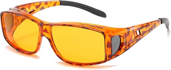 blue light blocking glasses to wear over prescription glasses