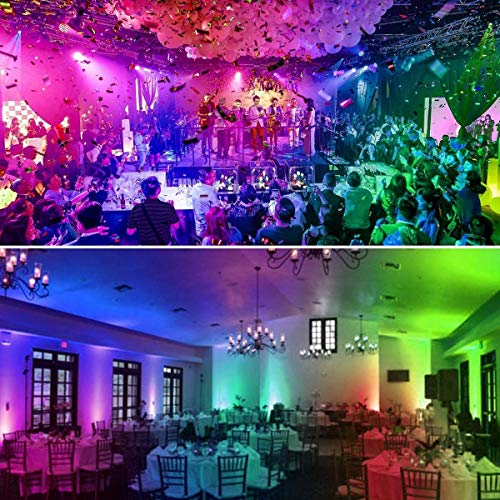 T-SUNUS RGB LED Strahler 100W, RGB Strahler Outdoor RGB LED Fluter IP65 Wasserdicht LED Strahler Außen RGB mit Fernbedienung 16 Farben und 4 Modi für Party Garten Festival Deko Weihnachten – Bild 8