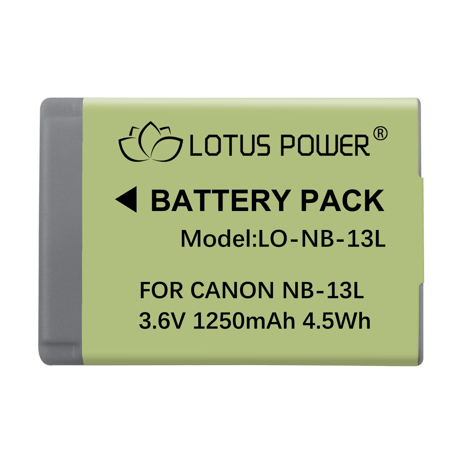 Premium NB13L Battery 3.6V 1250mAh High Capacity, Portable NB-13L Replacement Battery for Canon G7X / G7X Mark II / G7X Mark III / G5X / G9X / SX720 HS / SX620 HS