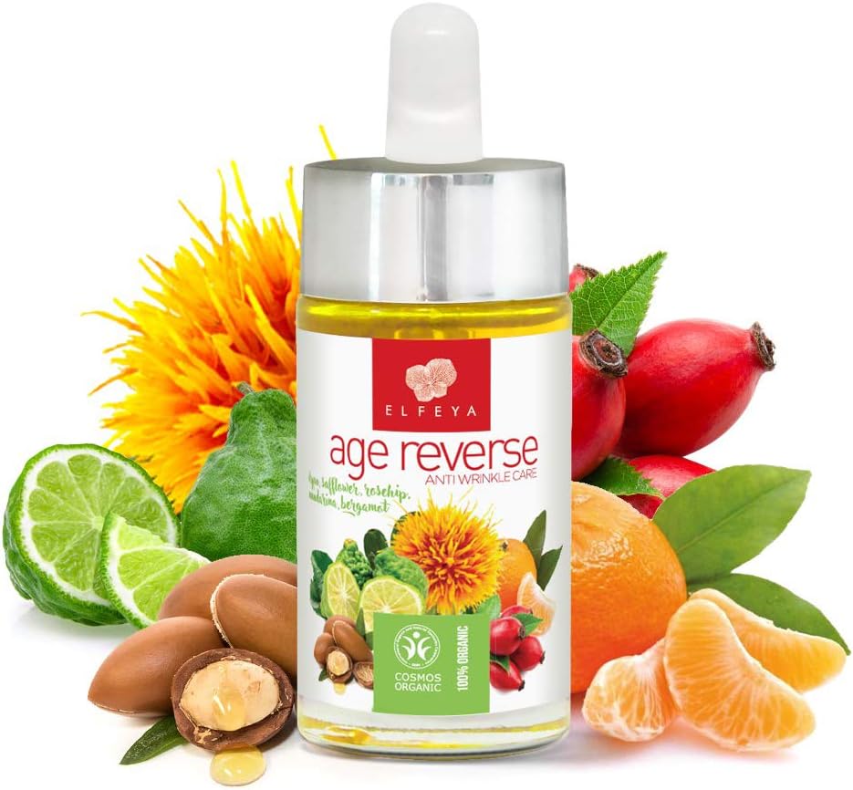 Elfeya Cosmetics Age Reverse Anti-wrinkle Face And Neck Serum. 100% Organic Anti Aging Serum For Face And Neck. Helps Reduce The Appearance Of Puffiness - Image 3