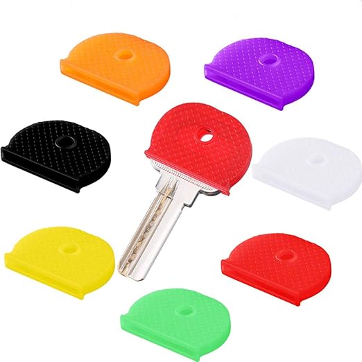 ZARRS Key Caps Covers,32 Pack Universal Rubber Half Round Coloured Key