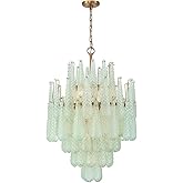 Crystorama 16 Light Aged Brass Chandelier
