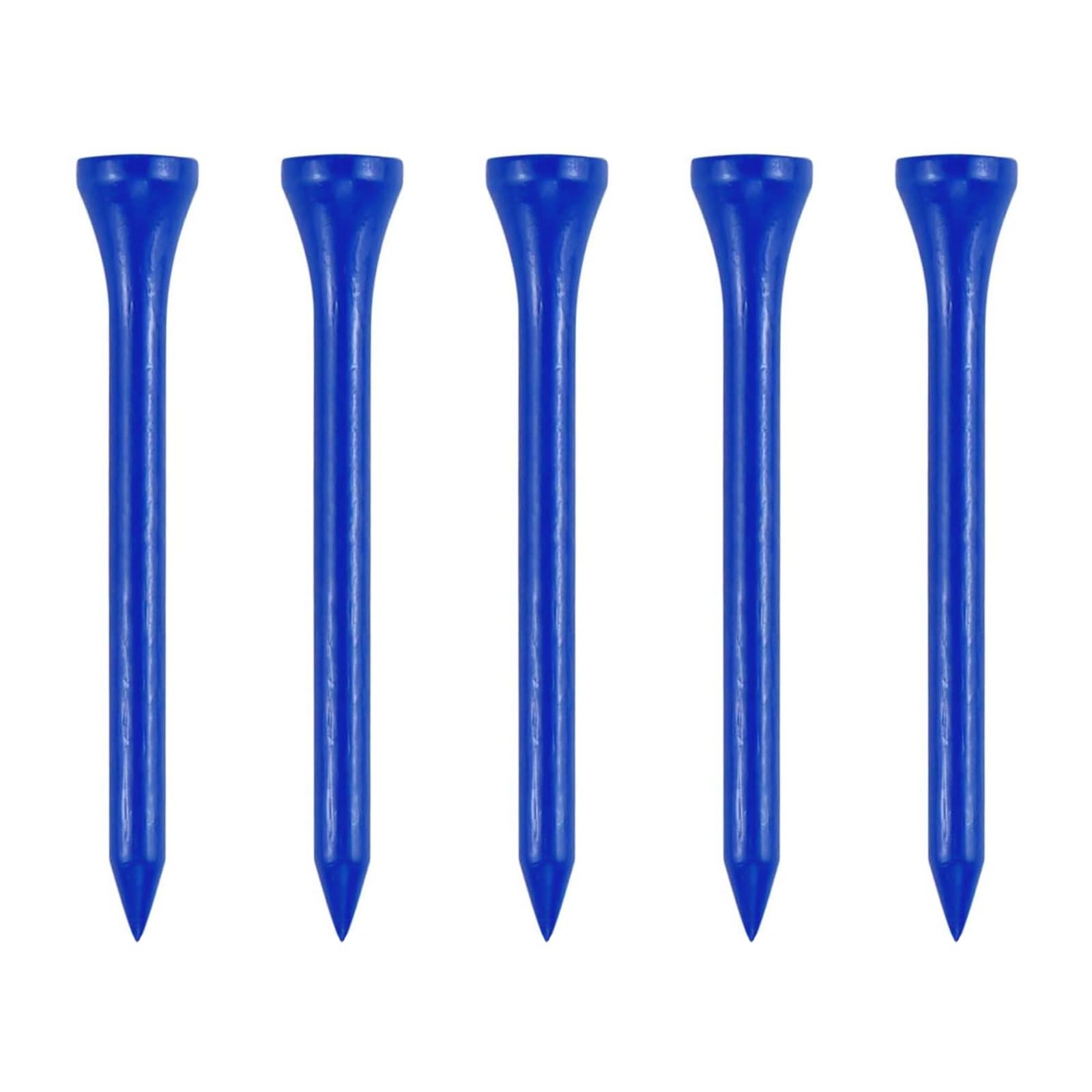 Zivisk Wooden Golf Tees 2-3/4 inch 100 Count, Long Golf Wood Tees - Blue,70mm