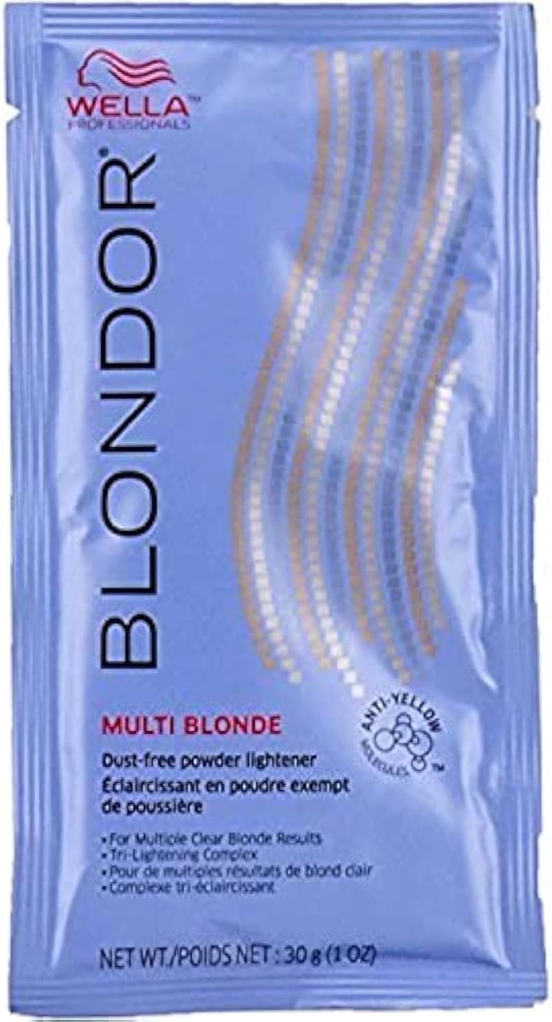Wella Blondor Lightening Powder 30ml Professional Hair Bleach Developer