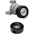 39083 Belt Tensioner and Idler Pulley Assembly Fits Silverado 1500 2009-2013, for Sierra 1500/2500 HD 2010-2013, Escalade 2009-2014, Hummer H2 2009, Replaces 89397 12609719