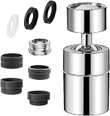 LUBEKAS Kitchen Tap Spray Head 360 Swivel 2 Modes ABS Brass Universal Fit view 8