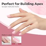 Modelones Builder Nail Gel Nude Glitter Pink 8-in-1 15ML view 5