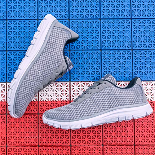 Anbenser Mens Lightweight Runnig Shoes Arch Support Removable Sockliner