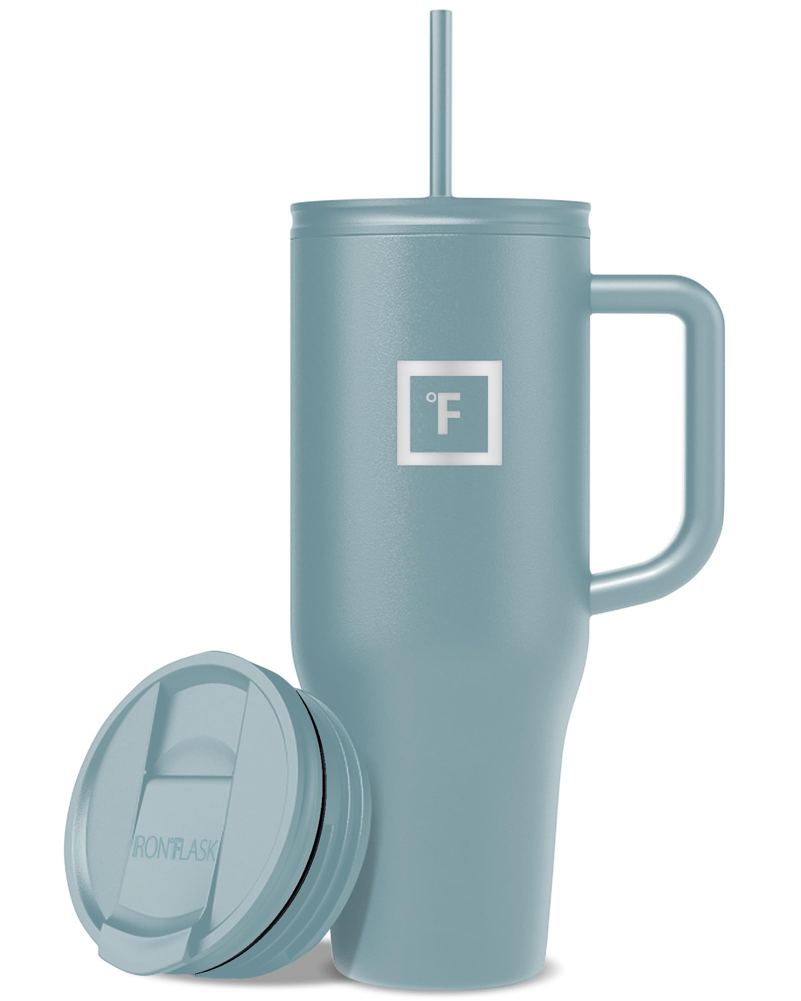 IRON °FLASK Co-Pilot Insulated Mug w/Straw & Flip