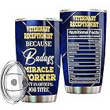 MONIZILUCKY Veterinary Receptionist Tumbler