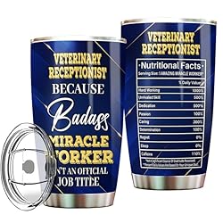 MONIZILUCKY Veterinary Receptionist Tumbler