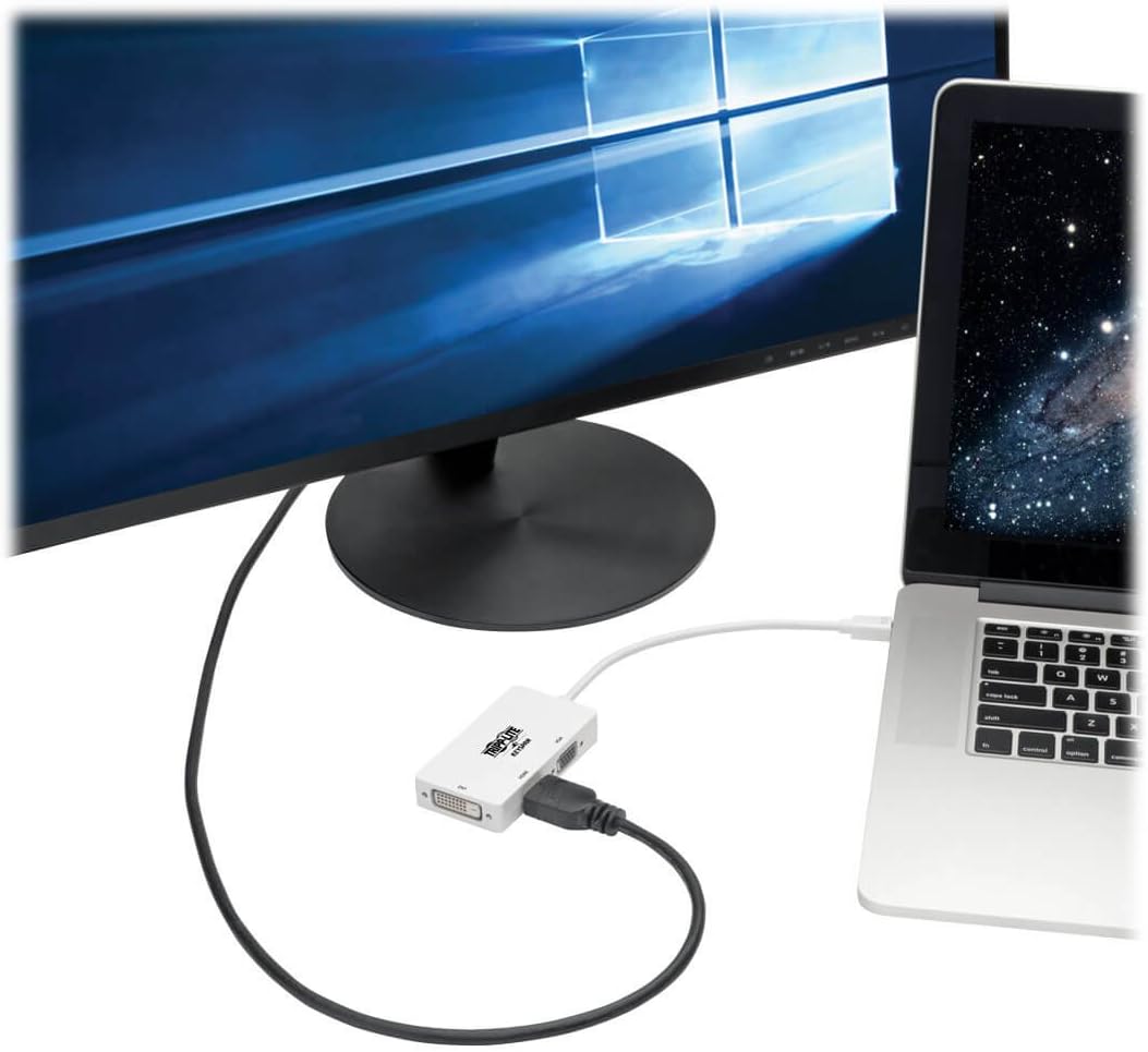 Tripp Lite Keyspan Mini DisplayPort to VGA/DVI/HDMI, White - Image 3