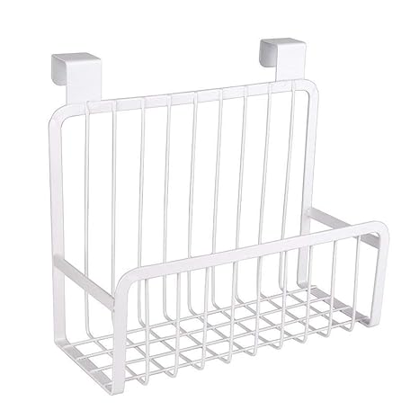 Naoe Cabinet Door Organizer White Amazon In Home Kitchen