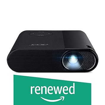 (Renewed) Acer C200 LED Projector - 200 Lumens - Native Resolution FWVGA 854 x 480 - 6700 mAh Battery - 30000 Hrs Lamp Life