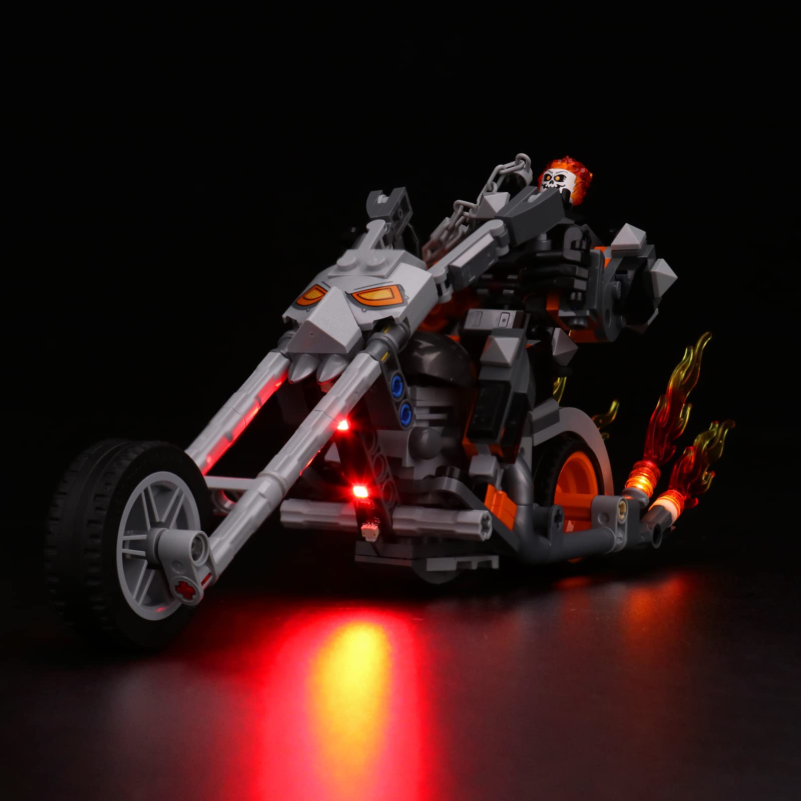 Led Light Kit for Lego Ghost Rider 76245, Led Lighting Set for Lego 76245 Ghost Rider Mech & Bike - Not Include Models, Just Light Set — image 1