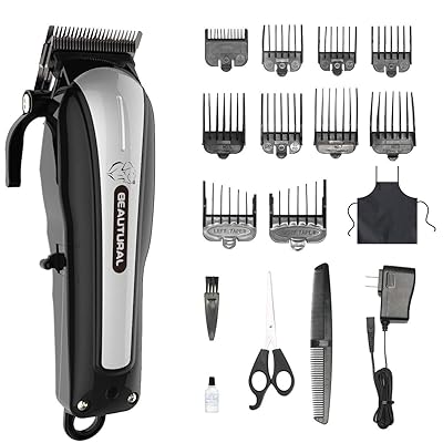 Beautural Professional Cordless Pet Grooming Clipper Kit
