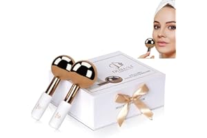 DIALUXE Aesthetics Ice Globes for Facials - Cryo Massager for Spa, Eye Puffiness, Skin Tightening, Anti-Aging, Anti-Acne, Fac