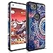 Rosebono Compatible With Google Pixel 2 XL Case, Hybrid Dual Layer Shockproof Hard Cover Vintage Graphic Fashion Cute Colorful Silicone Skin For Google Pixel 2XL (Mandala)