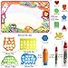 Hicdaw Water Drawing Mat, Large Aqua Doodle Mats Aqua Magic Doodle Mat Magic Water Drawing Mat for kids