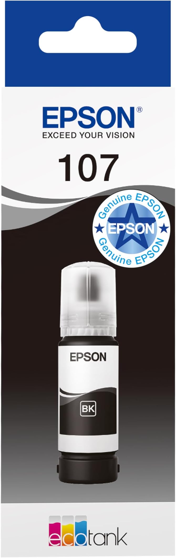Epson 107 Black Ink Cartridge EcoTank 70ml ET-18100