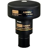 AmScope OMAX A3550U 5.0 MP Digital USB Microscope Camera | 5.0MP Digital USB Camera w/ Advanced Software &amp; Calibration Slide, Windows/Mac/Linux Compatible