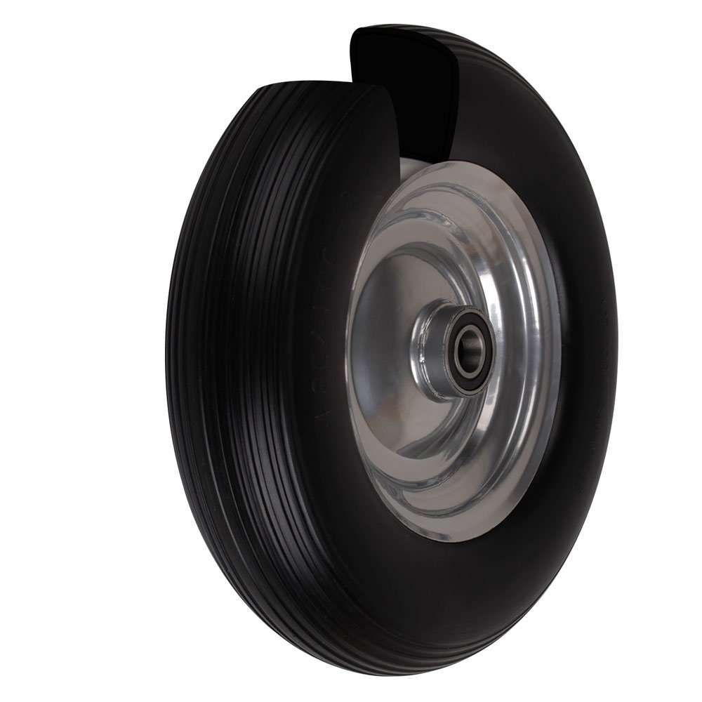 everfarel Solid Rubber Wheelbarrow Wheel 260/350/390 mm Cart Wheels