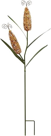 Amazon Com Metal Corn Stalk Garden Stake Fall Decor Autumn