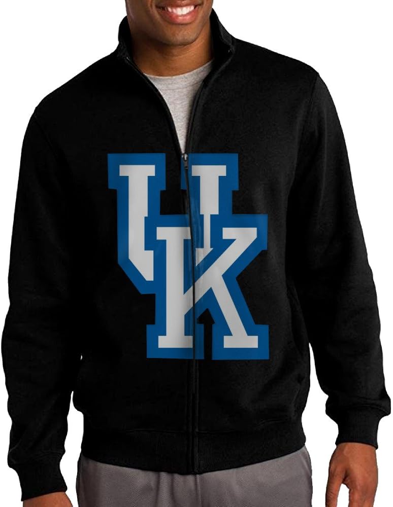 ILKU Men's University of Kentucky Full Zip Hoodies Jackets Black