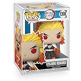 Epic Collectibles Anime: Demon Slayer - Kyojuro Rengoku Vinyl Figure Bundle with Compatible Funko Pop Box Protector