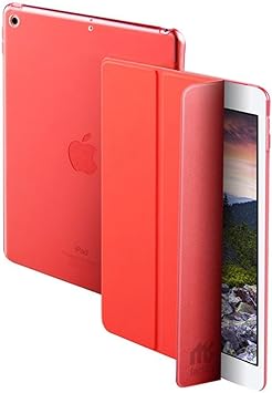Amazon Ms Factory Ipad 9 7 ケース カバー 18 17 アイパッド 第5 第6世代 スマートカバー オートスリープ 全10色 レッド 赤 Ipd 5 Smart Rd Ms Factory パソコン 周辺機器 通販