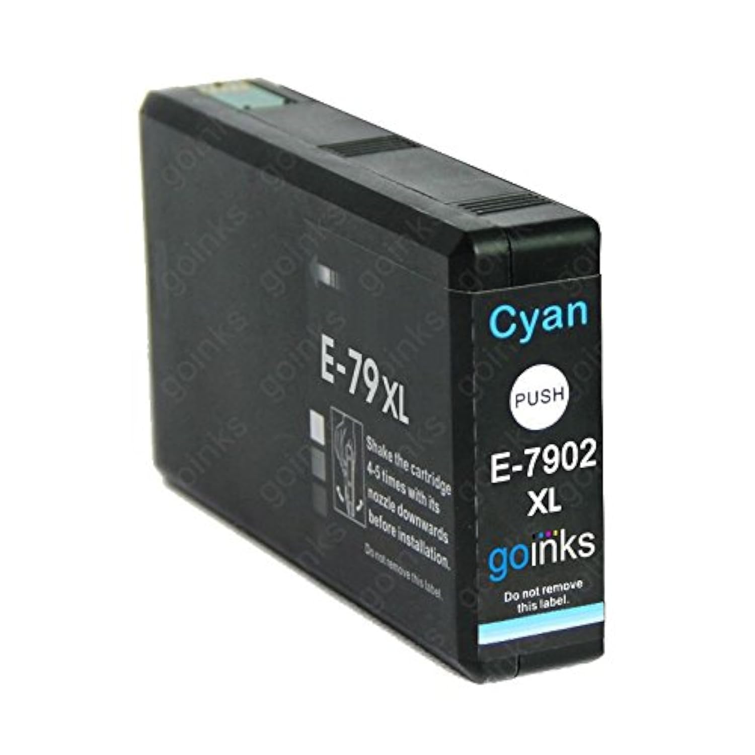 Go Inks 1 Cyan Ink Cartridge to replace Epson T7902 (79XL Series) Compatible/non-OEM for Epson Workforce Pro Printers