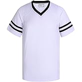 Pullonsy American Football Jerseys for Men Unisex Replica Plain Workout Sport Game Shirts Casual Outwear