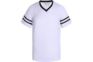 Pullonsy American Football Jerseys for Men Unisex Replica Plain Workout Sport Game Shirts Casual Outwear