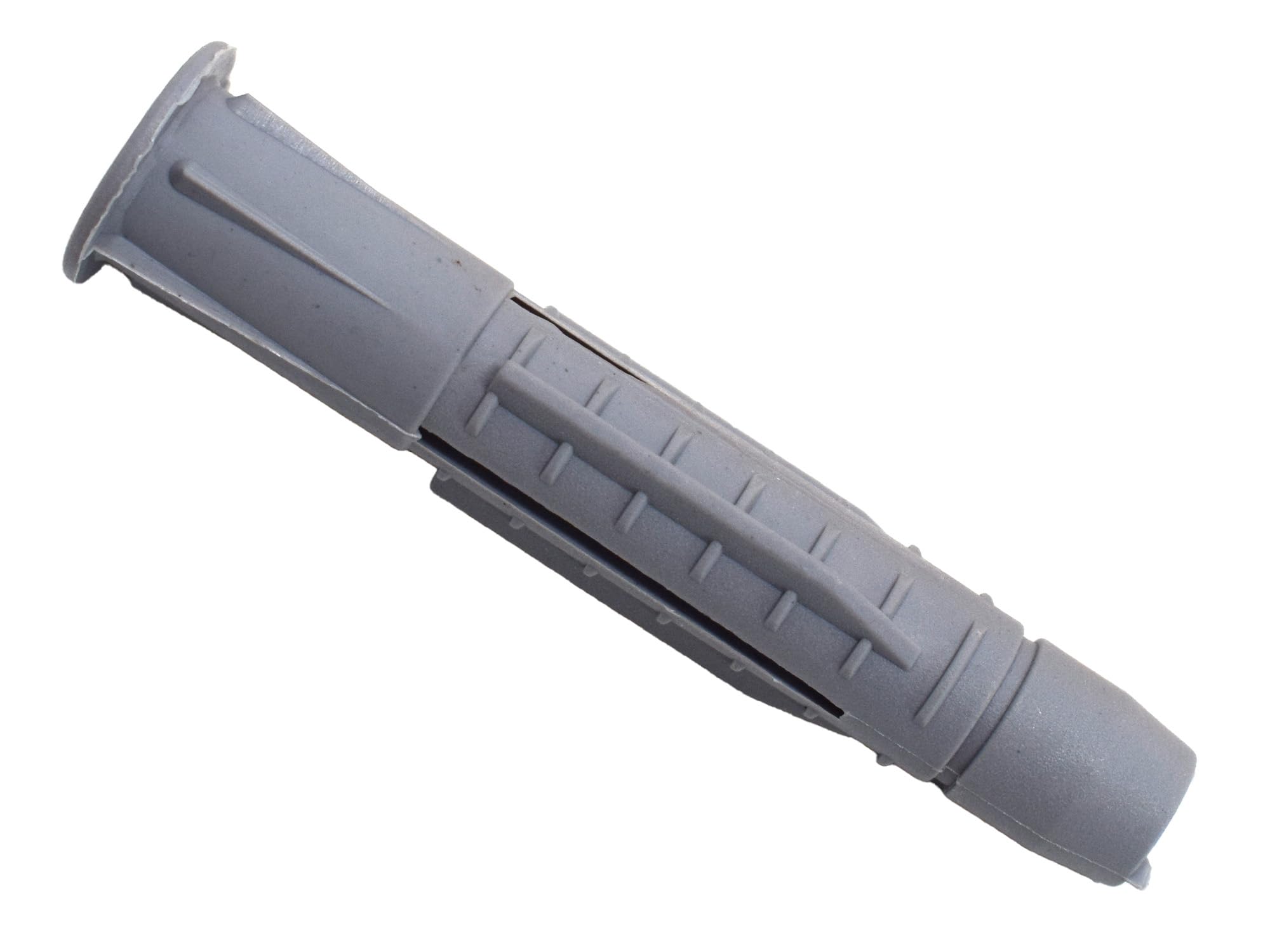 Masonmate 0947TPF1060 10 x 60mm (100) Universal Nylon Plugs Type TPF (12-14G / 6-8mm Screws), Grey, Set of 100 Pieces