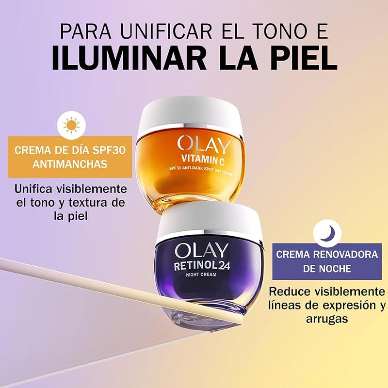 Creme de Dia Facial Hidratante Vitamina C FPS 30, com Niacinamida, Clareador de Pele: Anti-Dark Spot Action, Unifica, Hidratante, 50ml