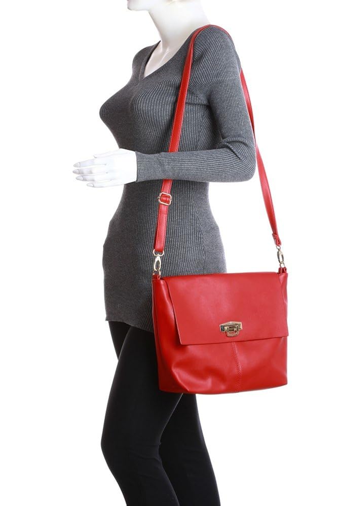 caprese bonnie women's satchel (coral)